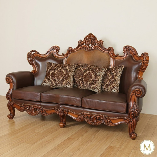 Normandy Genuine Leather Sofa