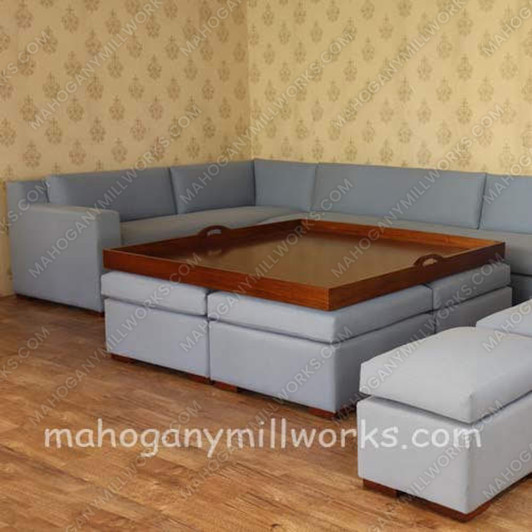 Mahogany Dragonfly Villa Sofa set