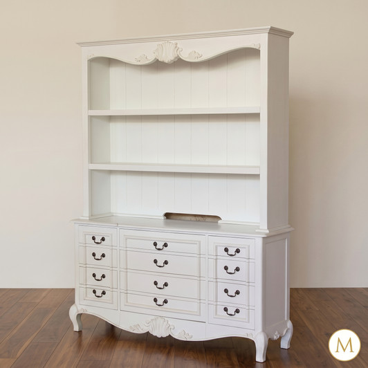 Mahogany Louis Credenza Bookcase