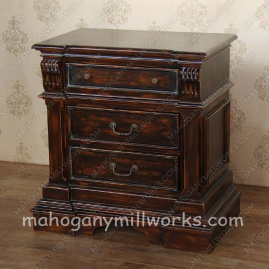 Thomassen 3 Drawer Bedside
