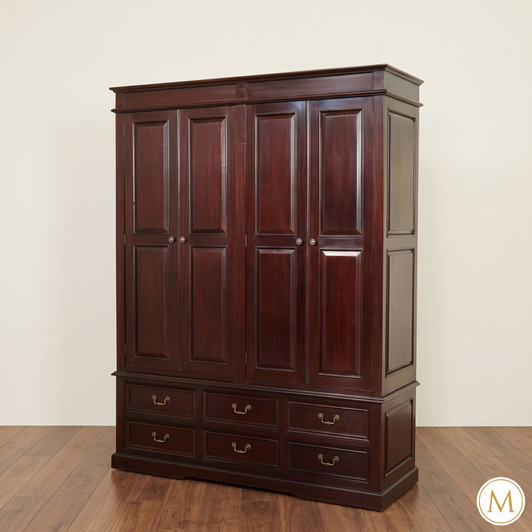 6 Drawer Sleigh Wardrobe
