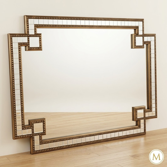 Art Deco Wall Mirror (W59 x D45)