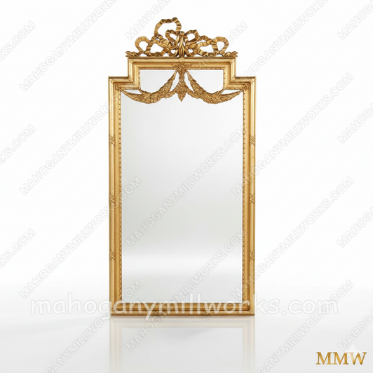 Large Gold Carved Mirror