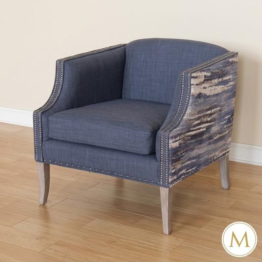 Blue Club Sofa Chair