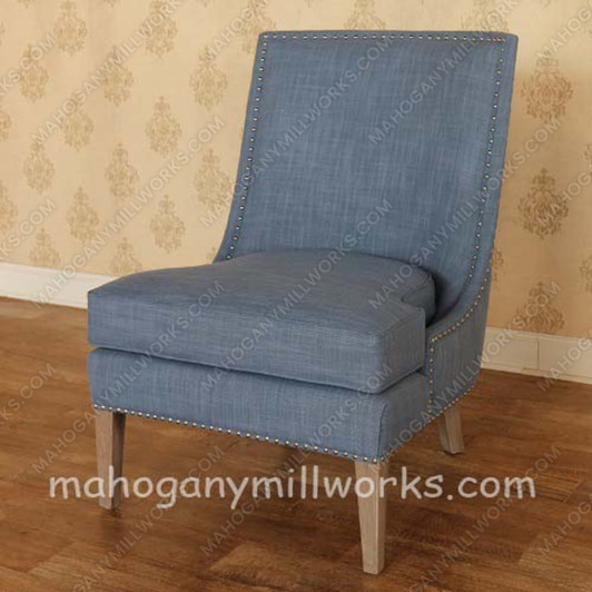 Shelby Blue Sofa Lounge Chair
