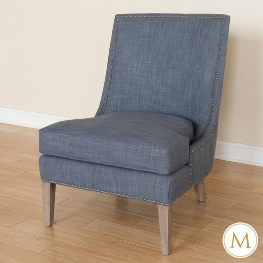 Shelby Blue Sofa Lounge Chair