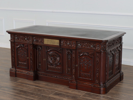 6ft Dark Mahogany Presidential Resolute Desk Replica (6ft x 36"D)