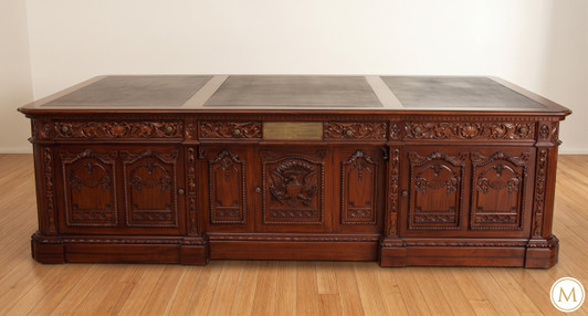 9ft Mahogany President's Resolute Desk Replica