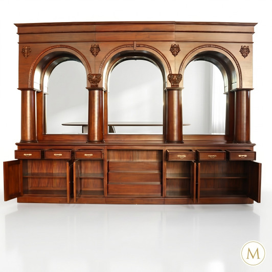 14ft Brunswick Pub Bar w/ 10.5ft High Back Bar