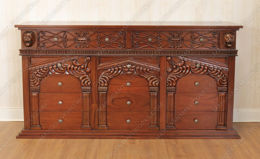 King James Gothic Lion Dresser