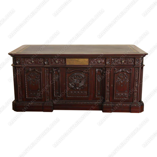 6ft Aged Classic Mahogany Presidential Resolute Desk (6ft x 36"D)