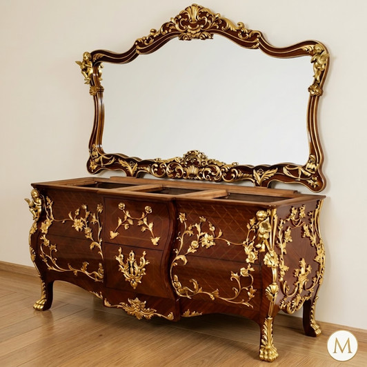 Rococo Bathroom Vanity w/ Ormolu