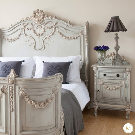 Majestic French Bonaparte Bedside Table Nightstand