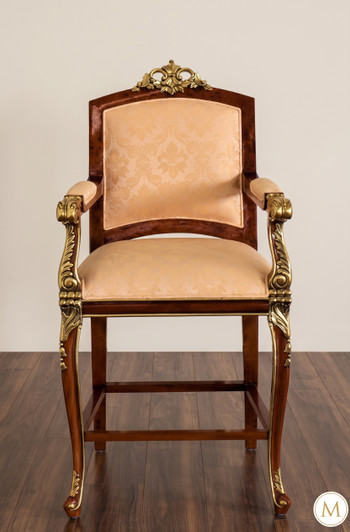 Custom Luxury French Empire Barstool