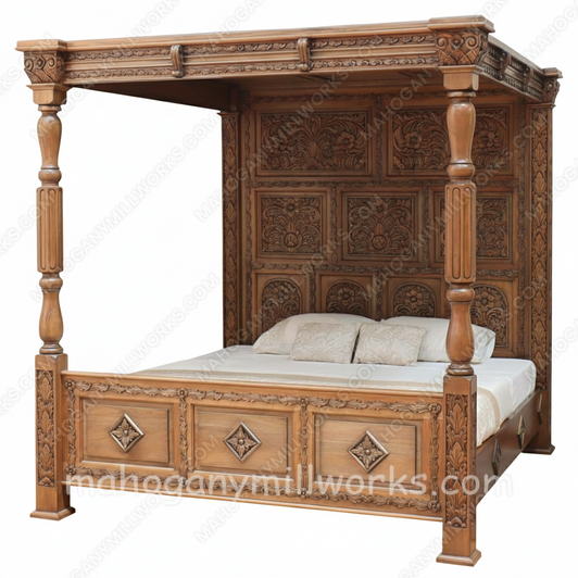 Ancestral Canopy Bed (4 finish options)