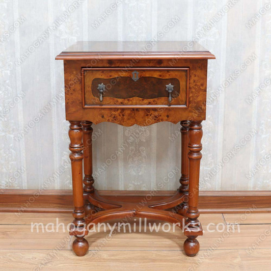 PU William and Mary Side Table