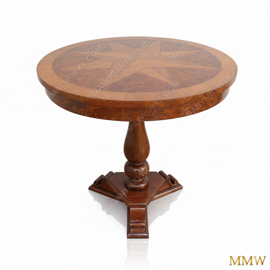 Tuscan Small End Table w/ Inlay