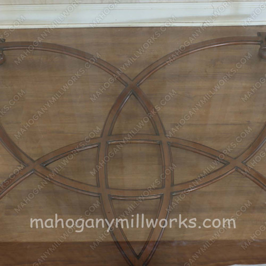 Square Oyster Glass Top Coffee Table