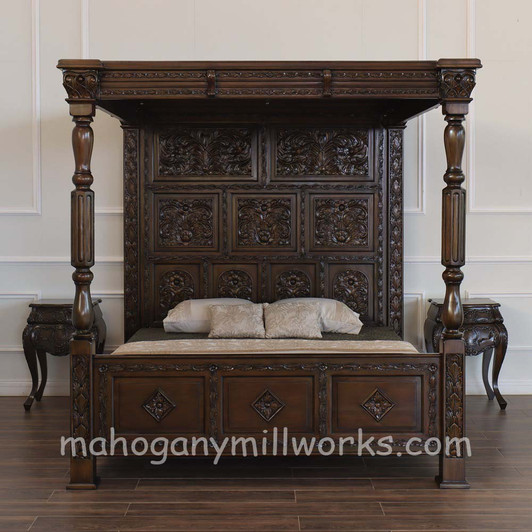 Ancestral Canopy Bed - Set of 3