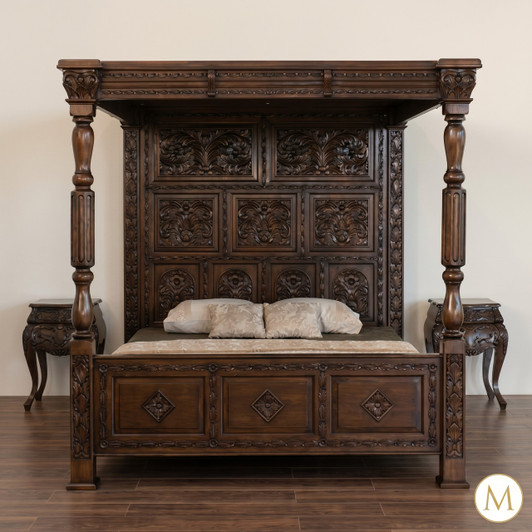 3pc Ancestral Canopy Bed room set