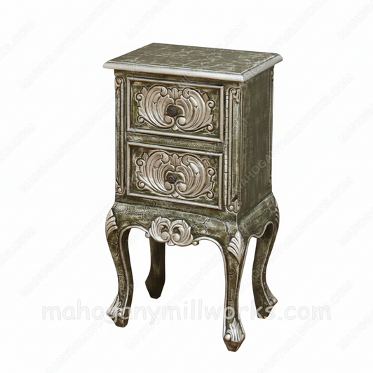 Florentine Venetian 2 Drawer Bedside Table
