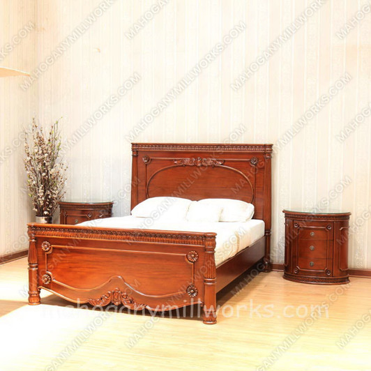 Walnut NC English Victorian Bed