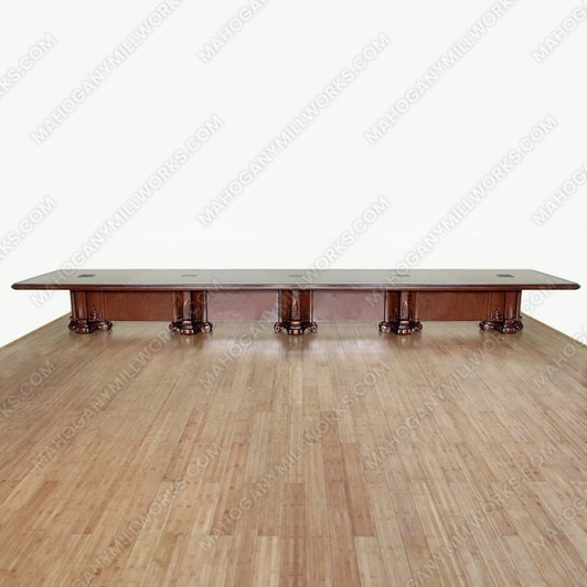 24ft Walnut Executive Conference Room Table