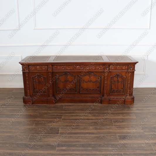 Custom 6.5ft Natural Finish Resolute Office Credenza