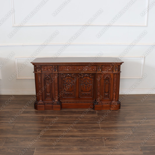 5ft Mahogany Natural Finish Presidential Resolute Office Credenza