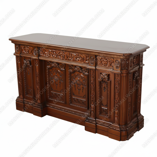 5ft Mahogany Natural Finish Presidential Resolute Office Credenza