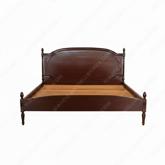 Light Walnut French Josephine Bed
