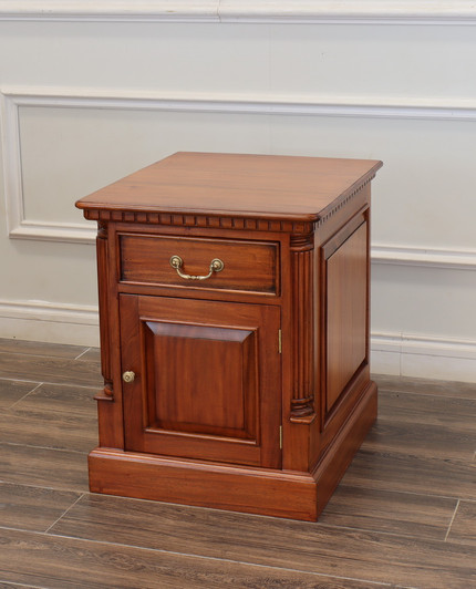 Custom Mahogany End Table Cabinet