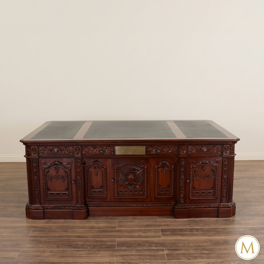 7ft Solid Mahogany Oval Office Resolute Desk