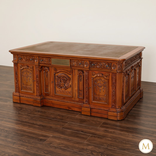 6ft Natural Mahogany Resolute Desk