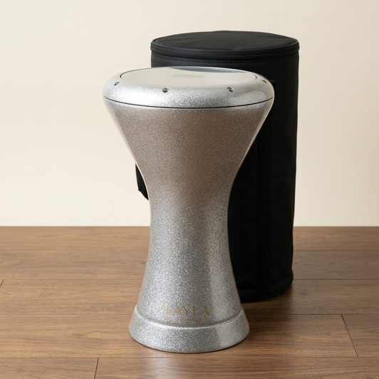 Layla Silver Premium 9" Sombaty Darbuka