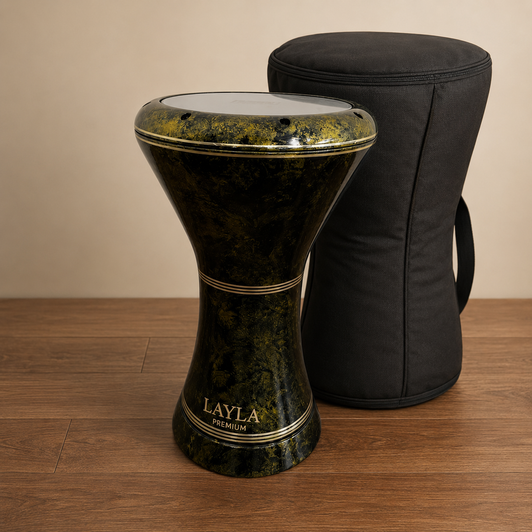 Layla Green/Gold Premium 9" Sombaty Darbuka