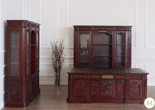 Mahogany/Walnut Resolute Bookcase