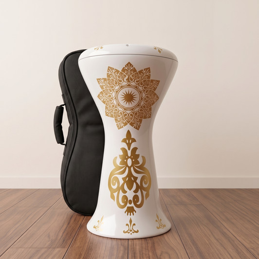 MADE TO ORDER | LAYLA Darbuka – Pro White – C121