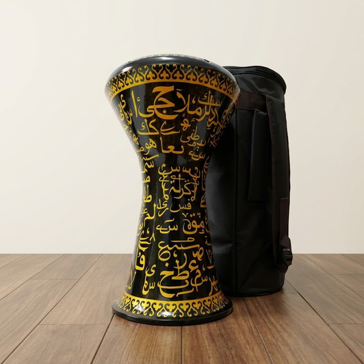 MADE TO ORDER | LAYLA Darbuka – Pro Black/Gold – C201