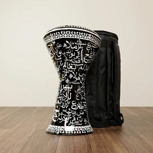 MADE TO ORDER | LAYLA Darbuka – Pro Black/White– C203