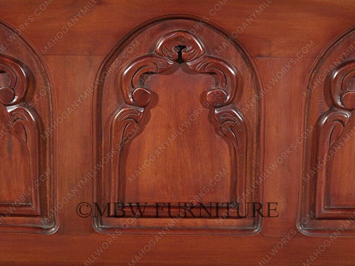 Carved Mahogany Blanket Chest Coffee Table