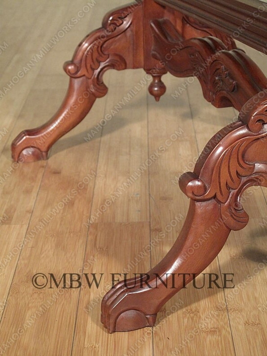 Distressed Mahogany Floor Standing Tilting Mirror