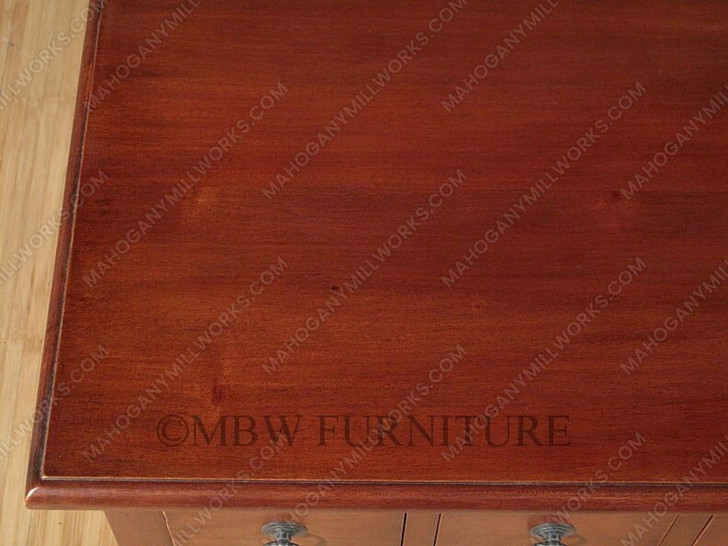Distressed Solid Mahogany 7-Drawer Apothecary Chest Coffee Table
