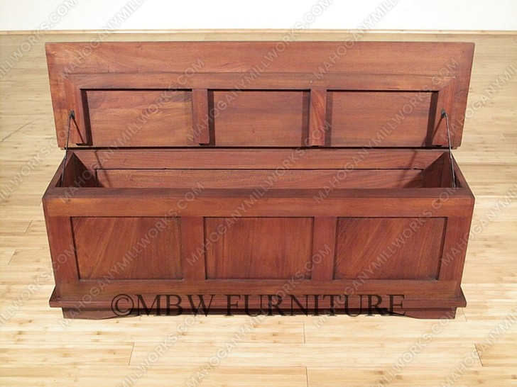 Distressed 12-Drawer Storage Coffee Table