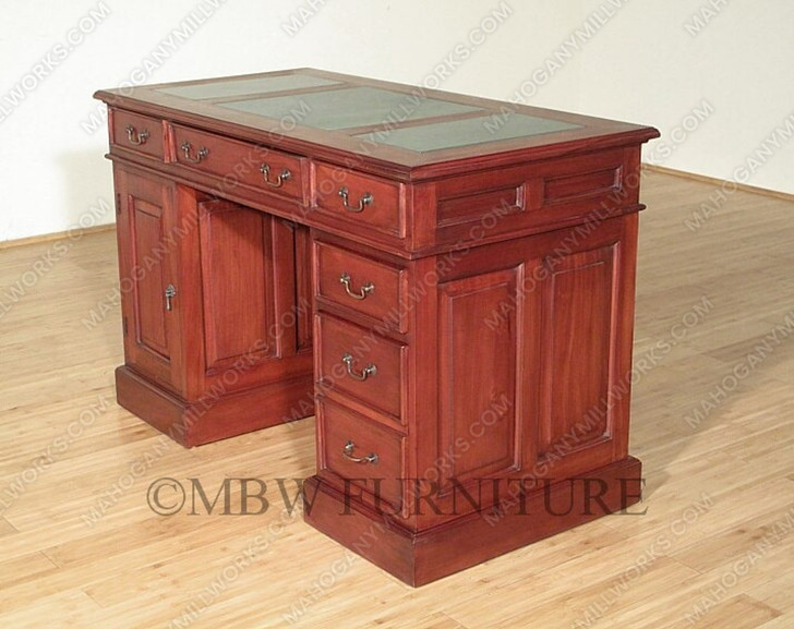 Regency Home Office Desk w/ Leather