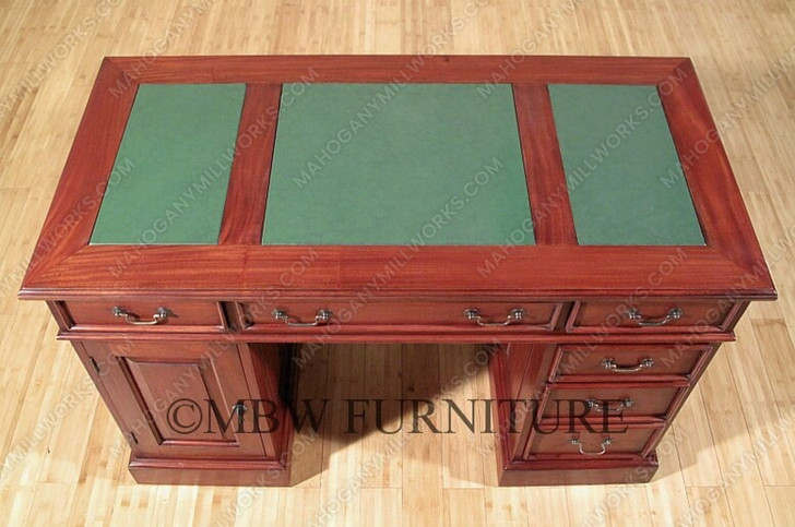 Regency Home Office Desk w/ Leather