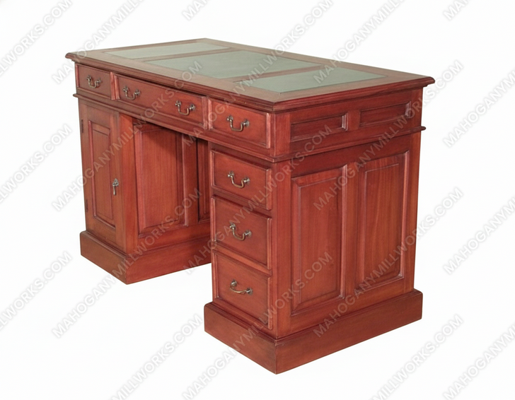 Regency Home Office Desk w/ Leather