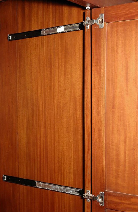 7.5ft Light Mahogany 4 Pocket Door Wardrobe