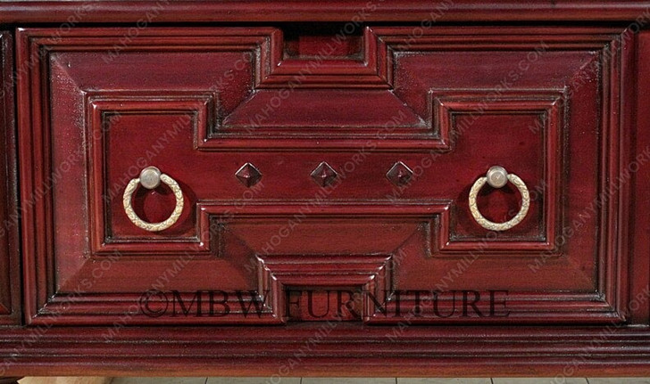 Casablanca Dark Mahogany 2-Door Armoire/Wardrobe