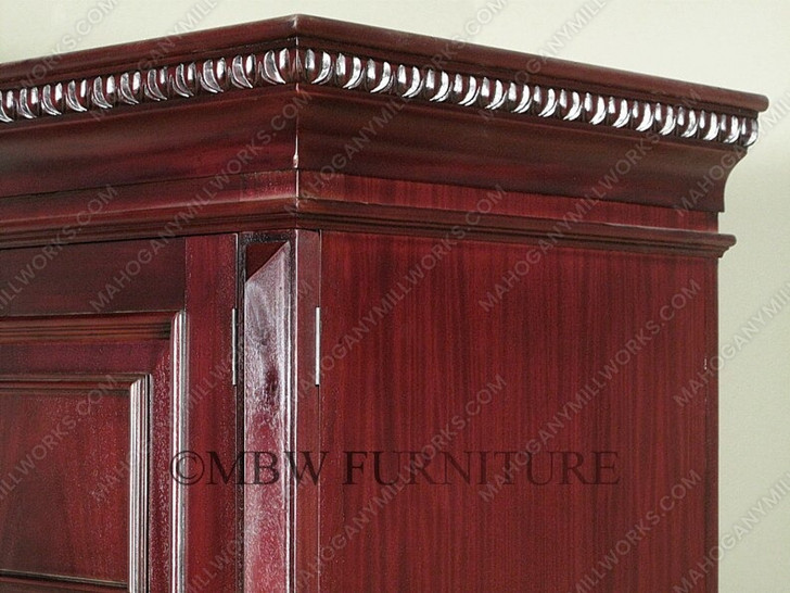Casablanca Dark Mahogany 2-Door Armoire/Wardrobe
